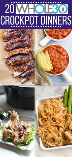 the ultimate guide to whole 30 crockpot dinners