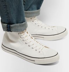 CONVERSE LUCKY STAR CANVAS HIGH. #converse #shoes Converse Trainers, New Converse, Star Logo, Ralph Lauren Jeans, Black And Purple, Trainer Sneakers, Hi Top