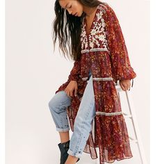 Questions? Leave A Comment Below! Tunic. Worn Once. Fall Tunic Dress With Embroidered Hem, Embroidered Long Dress For Fall, Bohemian Midi Dress With Floral Embroidery For Fall, Bohemian Floral Embroidered Midi Dress For Fall, Long Embroidered Dress For Fall, Long Embroidered Dresses For Fall, Embroidered Long Sleeve Maxi Dress For Fall, Fall Embroidered Long Sleeve Maxi Dress, Bohemian Long Sleeve Midi Dress With Embroidered Hem