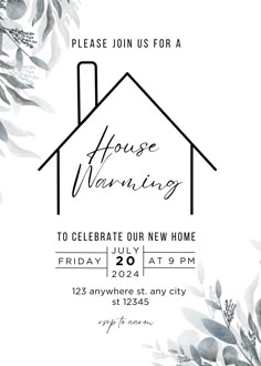 the house warming party is coming up and it's time to celebrate our new home