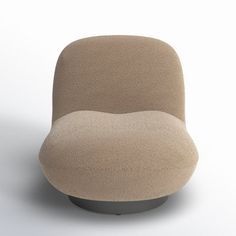 an image of a chair that looks like it is made out of sand colored material