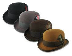 Wool Felt Derby Bowler Hat Men Women Dress Tuxedo Costume Steampunk S-XXL Black This is a great quality 100% wool hat at a great price without sacrificing quality and features - perfect for dress, also great for everyday wear Also known as a coke hat or billycock in the UK - originally created in 1849 for Edward Coke, younger brother of the 2nd Earl of Leicester Available in Small, Medium, Large, XLarge, and XXLarge sizes Select from four colors, traditional black, medium gray, brown or cognac ( Bowler Hat Outfit, Mens Derby Hats, Cap Men Fashion, Fresh Hat, Brown Combination, Dress Tuxedo, British Hats, Mens Dress Hats, Mens Business Casual Outfits