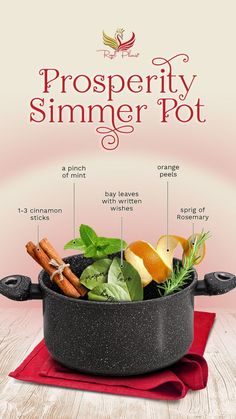 a pot filled with lots of different types of food