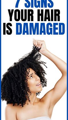 Damaged Hair Hairstyles, Fried Hair, Treat Damaged Hair, Wavy Hair Care, Diy Hair Masks, Damage Hair, Curly Hair Problems, Good Products