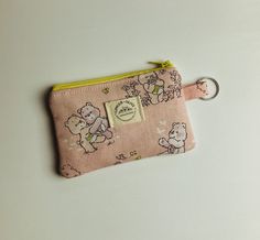 Approximately 3.75” x 5” this wallet has zippered pocket, clear ID window pocket, 3/4” key ring for keys or lanyard attachments etc. Keychain Wallet, Clip Wallet, Pretty Bags, Key Ring, Key Rings, Lanyard, Zipper Pocket, Coin Purse, Key