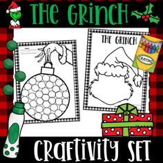 the grin's christmas craftivity set