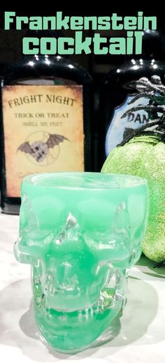 Creepy Frankenstein Cocktail Best Halloween Drinks Alcohol, Frankenstein Drink, Frankenstein Cocktail, Halloween Shots Alcohol, Halloween Drinks Alcohol, Halloween Punch