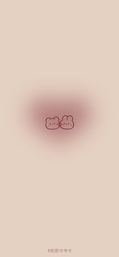 two cats laying on top of each other in the middle of a pink wallpaper