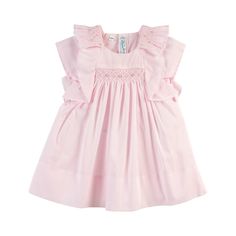 The Girls Smocked Ruffle Dress is a beautiful choice for any exciting milestone or occasion! Panty included in sizes 3M-9M. Baby Wedding Outfit Girl, Toddler Wedding Outfit Boy, Baby Smocked Outfits, Summer Baptism Smocked Dress With Smocked Back, Boys Smocked Outfits, Smocked Baby Girl Dresses, Flower Girl Outfits, Bubble Clothes, Wedding Outfit For Boys