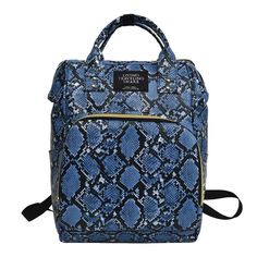 Color: blue Blue Shoulder Bag With Zipper For Travel, Blue Shoulder Bag With Zipper Closure For Travel, Blue Travel Shoulder Bag With Zipper Closure, Trendy Blue Backpack For Everyday Use, Large Capacity Blue Bags For Errands, Blue Backpack With Adjustable Strap For On-the-go, Trendy Blue Portable Backpack, Trendy Blue Backpack For Daily Use, Trendy Portable Blue Backpack