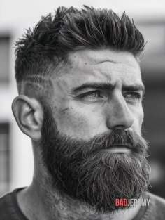 25 Trendsetting Short Beard Styles for Men: A Professional Stylist’s Guide – badjeremy.com Beard Cut Styles For Men, Men’s Short Haircuts, Sci Fi Hairstyles, Beard For Round Face, Short Beard Styles For Men, Short Slicked Back Hair, Short Beard Styles, Short Boxed Beard, Guy Haircuts