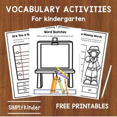 printable worksheet for kids to learn how to write and draw in the classroom