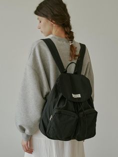 LENEE.B presents item that can elevate your daily looks.- Light polyester used backpack- Spacious size to store daily belongings- Two pockets on the front- String and magnetic open and closing Versatile Softback Backpack For Daily Use, Student Backpack With Multiple Pockets, Backpack Reference Pose, Person Holding Backpack Reference, Standard Backpack With Pockets, Casual Leather Backpack With Zipper For Everyday, Casual Everyday Leather Backpack With Zipper Pocket, Functional Shoulder Bag For Everyday And Back To School, Everyday Leather Backpack With Pockets