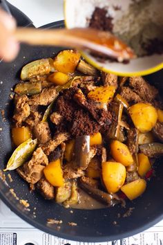 the food is prepared and ready to be eaten on the stove top in the kitchen