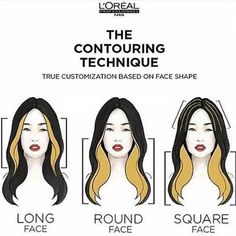 Side Part Colored Hair, Hair Contouring, Hair Streaks, Hair Techniques, Hair Color Techniques, Brown Blonde Hair, Face Contouring