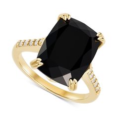 in stock Macys Jewelry, Dark Fairytale, Moody Wedding, Couple Things, Black Ring, Black Onyx Ring, Jewelry Black, Agate Ring, Ring Color