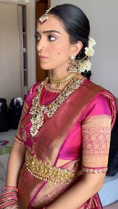 Telugu Jewellery, Silk Sarees Online Shopping, Bridal Styling, Lehenga Saree, Indian Weddings, Embroidery Blouse Designs, Silk Sarees Online, Embroidery Blouse