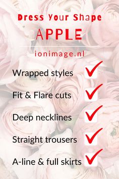 Apple Wardrobe, Outfit Apple Shape, Body Guidelines, Apple Shape Outfits Plus Size, Body Shape Guide, Fabulous 50s