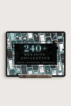 the book cover for 240 hexagon collection