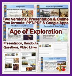 two versions of ppt / df and google apps for the age of explanation