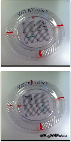 two plates with the words notations on them