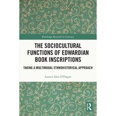 the book cover for the scuoclular functions of edwardian bookscripts