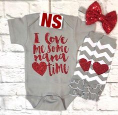 I Love Me Some Nana Time Onesie, I Love My Nana Onesie, Gifts For Nana, Pregnancy Announcement Onesie, Present For Nana, Nana, I Love Nana Pregnancy Announcement Onesie, Diy Clothes Videos, Nana Shirts, I Love Me, Nana Gifts, Future Baby, Girl Clothes