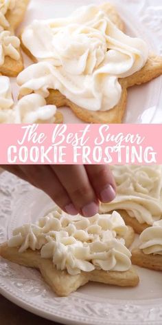 the best sugar cookie frosting recipe ever