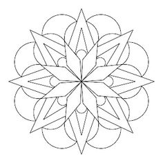 a black and white drawing of a flower