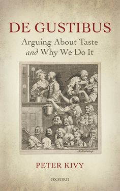 the cover of de gustbus arguing about taste and why we do it