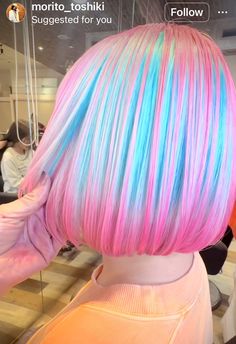 Kawaii Wigs, Bold Hair Color, Mohawks, Hair Color Techniques, Pretty Hair Color, Colored Wigs, Colorful Hair, Fancy Hairstyles