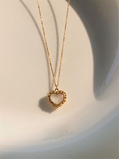 Vintage Heart Necklace, Icon Jewelry, Necklaces Vintage, 18k Gold Necklace, Necklace Wedding