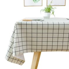 PRICES MAY VARY. Tablecloth size--54 inches x 78 inches tablecloth, suitable for rectangle tables with a size between 30 inches x 54 inches and 40 inches x 66 inches Tablecloth material--Thickened grade-A PVC tablecloth, which has a better waterproof and oil-proof effect. It is very easy to clean, just wipe it gently. Effectively protect your dining table. It is durable and has very good drape Professional design--Fresh and elegant, simple and fashionable design style, make your dining table loo Rectangular Table Covers, Plastic Plaid Table Cloth, Rv Dinette Tablecloth, Twin Fitted Sheet Tablecloth, Diy Tablecloth, Vinyl Table, Dining Table Cloth, Plaid Tablecloth, Waterproof Tablecloth