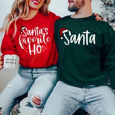 Christmas Diy Cricut, Blue Christmas Shirt, Embroidery Shirt Designs, Christmas Pajamas Ideas, Nightmare Before Christmas Shirt, Santas Favorite Ho, Retro Christmas Shirt, Mrs Sweatshirt