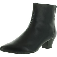 PRICES MAY VARY. A chic ankle boot in super-soft black leather, Teresa Boot combines classic design with expert fit and comfort credentials Responsibly sourced black leather upper Ultimate Comfort 5mm PU foam footbed delivers lasting cushioning Zip closure and stretch offer easy on/off and a secure fit Rubber sole delivers flexibility and stability Clarks Women's, Leather Zipper, Soft Black, On Off, Ankle Booties, Fashion Boots, Leather Women, Classic Design, Rubber Sole