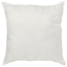 a white pillow on a white background