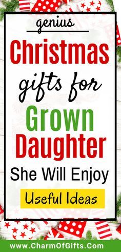 the words genius christmas gifts for grown daughter she will enjoy useful ideas on this list