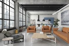 Industrial Interior Design Living & Style Ideas Industrial Living Room Furniture, Modern Industrial Living Room, Industrial Living Room Design, Industrial Style Living Room, Industrial Living Room, Living Room Images, Rustic Industrial Decor, Loft Stil, Industrial Living