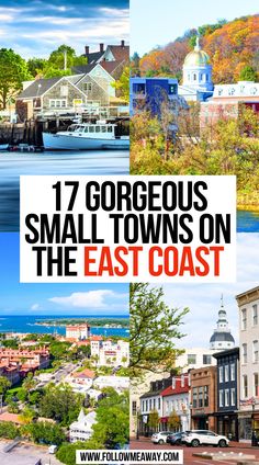 17 Gorgeous Small Towns On The East Coast East Coast Vacation Ideas, East Coast Beach, East Coast Vacation, East Coast Beaches, East Coast Usa, East Coast Travel, East Coast Road Trip, Beach Towns