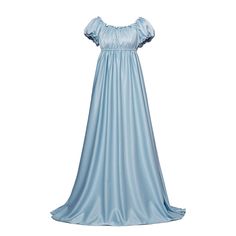 PRICES MAY VARY. Packing List:Light blue dress*1 Material: Made by high quality polyester. soft and comfortable to wear. This dress is perfect for civil war, victorian, medieval, regency, renaissance wedding cosplay themed party, photograph, stage performance, etc. Size: This Daphne Dress comes in 4 sizes, please refer to our size chart or product description to choose the size that fits. 
 Size
 
 Women XS size: 
 height:63'', chest:32-33'', waist:24-25.5'', shoulder width:14-15'', dress length 1813 Dress, Regency Dress Jane Austen, Jane Austen Dress, Princess School, Victorian Ball, Daphne Costume, Daphne Bridgerton, Waistline Dress, Tea Gown