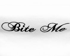 Bite Me Aesthetic, Bite Me Tattoo, Caroline Peckham, Tato Henna, Sharpie Tattoos, Zodiac Academy, Handpoke Tattoo, 4 Tattoo, Under Your Spell