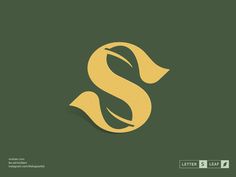 the letter s is made up of leaves