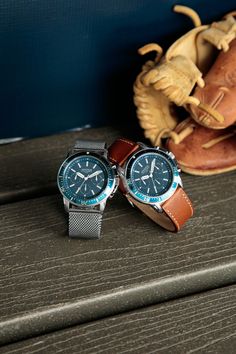 Inject character into your fall ensemble with the LEATHER CHARLES 45mm, a bold saddle brown/blue men's leather and mesh watch. Perfect for pairing with casual outfits or fall sports gear, this striking blue watch promises sophistication and performance in one. Exude style this season, Shop the LEATHER CHARLES 45mm, Saddle Brown/Blue watch at Armitron today. Fall Sports, Trendy Watches