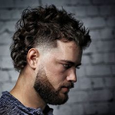 Stylish Mullet Haircut Men, Tyler Fashion, Men Mullet, Mens Mullet, Husband Hair, Curly Mohawk Hairstyles