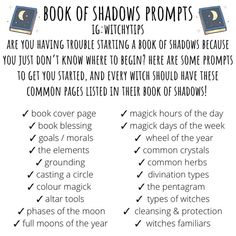 How To Start A Spell Book, Book Of Shadows Notes, Starting Book Of Shadows, Book Of Shadows Art Journal Pages, What To Put In Book Of Shadows, Wiccan Book Of Shadows, Ideas For Book Of Shadows