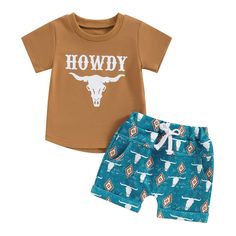 PRICES MAY VARY. Material: Western baby boy clothes, baby boy summer clothes, baby cowboy outfit, made of high quality cotton blend material, super soft and breathable, skin friendly and cozy to wear, cares for your baby's skin. Trendy western baby boy summer clothes, western baby stuff, cow print baby boy clothes, western baby boy clothes summer, baby boy western shorts outfit, western outfits for toddler boys, super cool and fashion! Design: Baby boy western clothes, summer baby boy clothes, w Country Baby Boy Outfits, Western Baby Outfits Boy, Toddler Western Outfit Boy, Western Baby Boy Clothes, Newborn Baby Boy Clothes Summer, Cow Baby Clothes, Western Baby Boy Shirt