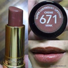 LIPS: Revlon Super Lustrous Lipstick (Smoky Rose, Love That Pink, Mink) | Lady Rattus Blog Summer Lipstick Colors, Grey Hair And Glasses, Best Foundation Makeup, Cheap Lipstick, Revlon Lipstick, Revlon Super Lustrous Lipstick, Rose Love, Revlon Super Lustrous, Creme Lipstick