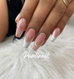 Uñas Press On, Strass Nails, Fake Nails Square, Pink Fake Nails, Acrylic Toes, Acrylic Toe Nails, Press On Nails Medium, Nails Square, Nails Medium