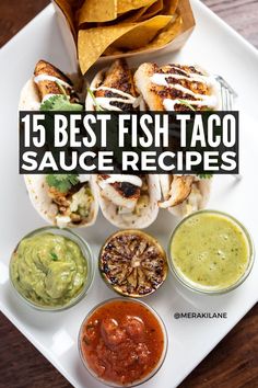 the best fish taco sauce recipes