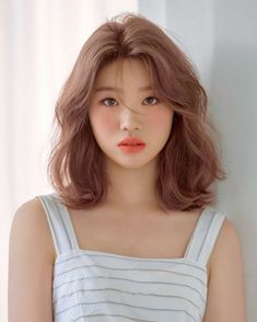 Korean Hairstyles Women, Korean Hair Color, Aesthetic Hair